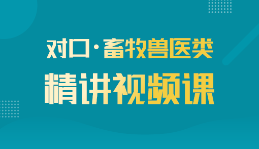 2025年对口单招【畜牧兽医类】精讲视频课（河北）